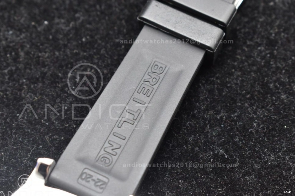 Dial With Bezel A2824 Edition Superocean Automatic On Black Orange 1:1 Strap 44 And Rehaut Best Black Rubber BLSF 1105